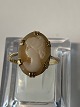 Camé guldring, 9 karat guldRing størrelse 55