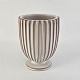 SchollertHvid riflet vase i keramik