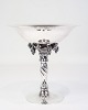 Grape Centerpiece - Model No. 263 B - Sterling Silver - Designed in 1918 - Georg Jensen