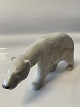 Royal Copenhagen Figur, Gående Isbjørn.Måler 17,5 x 9,5 cm.