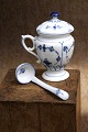 Rare Blue Fluted mustard spoon from Royal Copenhagen.Year 1850-98...