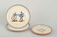 Danish Studio 
Pottery
Three plates 
with dancing 
motifs, ...