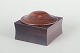 Danish designExotic wood, salt box with spoon, 1960s.