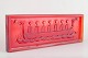 John Käll for Elme SwedenWall-mounted art glass relief with Viking ship, 1970s.