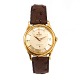 Omega Constellation Pie Pan i 18kt guld med box og certifikat ref. 14382 82SC solgt 01.06 1961. Kaliber 561. D: 34mm