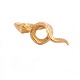 Ole Lynggaard Copenhagen 18kt gold Snake mini charm. Size: 17x6mm