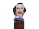 Bottle stopper 
shaped as a man 
from around 
1890-1900