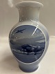 Antik Huset presents: Royal Copenhagen. Vase, Rundskuedagen 1939, Motif of Copenhagen Airport