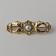 GJ broche 14 kt3,5 cm