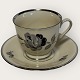 Black roseCopenhagen porcelain paintingCoffee cup*DKK 40