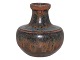 Bing & Grondahl art potteryMiniature vase with great glaze by Valdemar Pedersen