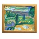 Erik Hoppe, 1896-1968, Öl auf Leinen. Landschaft, Leine, Sæter, Norwegen, 1948. Signiert. Lichtmasse: 56x68cm. Mit Rahmen: 67x79cm