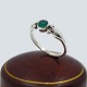Georg Jensen; Ring af sterling sølv med krysopras, nr. 55
