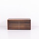 Osted Antik & Design presents: Wall-Mounted Rosewood Cabinet with Glass Doors, Danish Design, 1960s