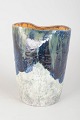 L'Art presents: European studio ceramicist, unique stoneware vase.