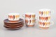 L'Art presents: Set of six coffee cups with matching saucers by Rörstrand.