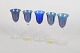 L'Art presents: Gullaskruf, set of five schnapps glasses.