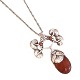 Aabenraa Antikvitetshandel presents: Kay Bojesen pendant, silver and amber. Dated 1915. Size: 7x4,5cm