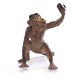 Vienna bronze in the shape of a monkey marked Bergman. H: 9,8cm