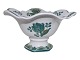 Aluminia green TranquebarRare bowl on stand