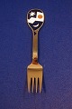 Michelsen/Georg Jensen julegaffel 2004 i forgyldt ...