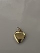 14 karat guld. Hjerte.Charms / Vedhæng.Højde 1,6 cm.
