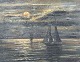 Carl LarsenSegelschiff im Mondlicht800 DKK