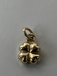 14 karat guld. Firkløver.Charms / Vedhæng.Højde 1,1 cm.