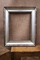 French 19th century silver frame with fine old patina. Outer dimensions: 29x35cm...