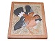 Bing & Grondahl stonewareRelief with Eurasian jays
