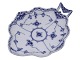 Blue Fluted Half LaceRare dish with a handle from 1894-1897