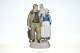 Large Bing & Grondahl Figure, fisher families.Dek. No. 2025SOLD