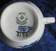 Blaue Blume Glatt dänisch Geschirr. Set von 4 Tassen mit hohem Henkel Nr. 8193 + 1 Unter