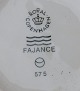 Gulkant eller Gultop fajance porcelæn, ymerskåle eller portionsskåle nr. 575 Ø 14cm