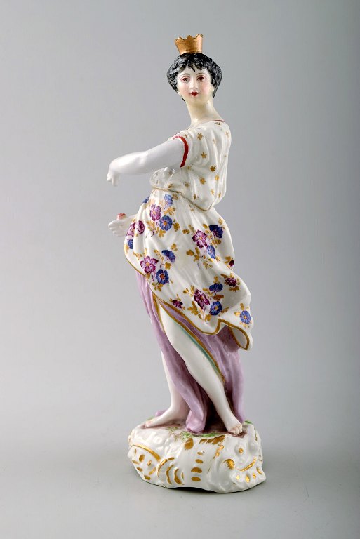Antik fransk Samson porcelænsfigur , midt/sent 1800-tallet. Overglasur.