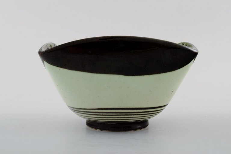 Kähler, HAK, glaseret stentøjsskål.