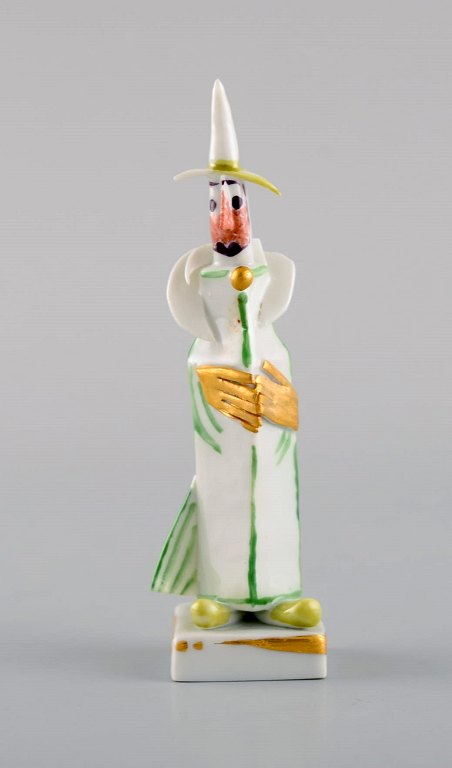 Peter Strang (f.1936) for Meissen. Figur i håndmalet porcelæn. Sent 1900-tallet.