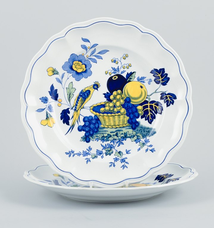 Copeland Spode, England, Bluebird.To store middagstallerkner.