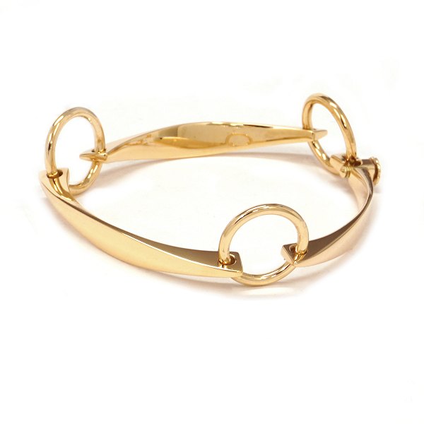 Bent Gabrielsen 14kt Gold Armband. Gestempelt Bent Gabrielsen. L: 18,5cm. G: 30,6gr