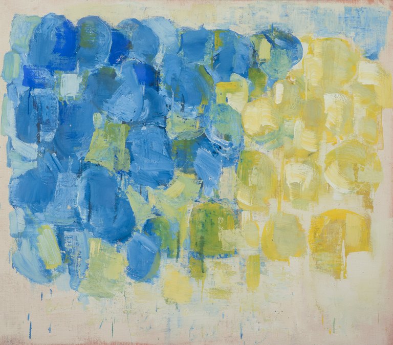 Pär Lindblad, Swedish painter.Oil on canvas.