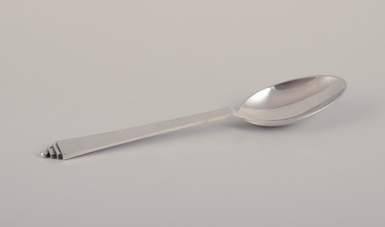 Georg Jensen Pyramide.Middagsske i sterlingsølv.