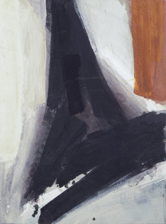Ole Bjørn Krüger (1929-2007) Listed Danish artist.Oil on board.
