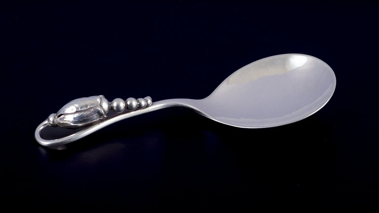 Georg Jensen Magnolia. Kompotske i sterlings&#248;lv.