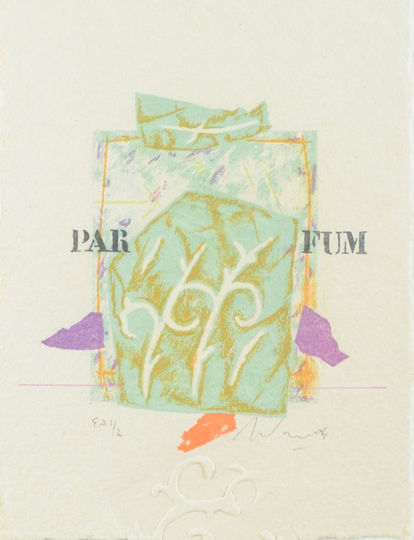 Alain Soucasse, Frankrig.Litografi, signeret og nummereret EA 1/2.