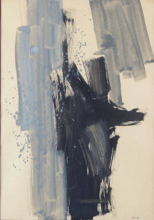 Bengt Orup, Sverige.Akvarel på papir.