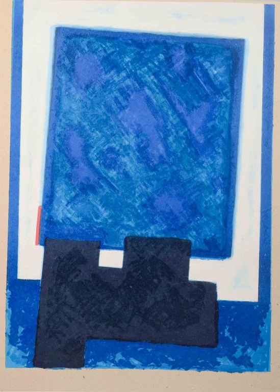 Osmund HansenAbstrakt litografi.Usigneret.