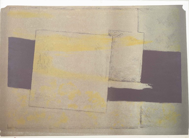 Osmund HansenAbstrakt litografi på Arches-papir.Usigneret.