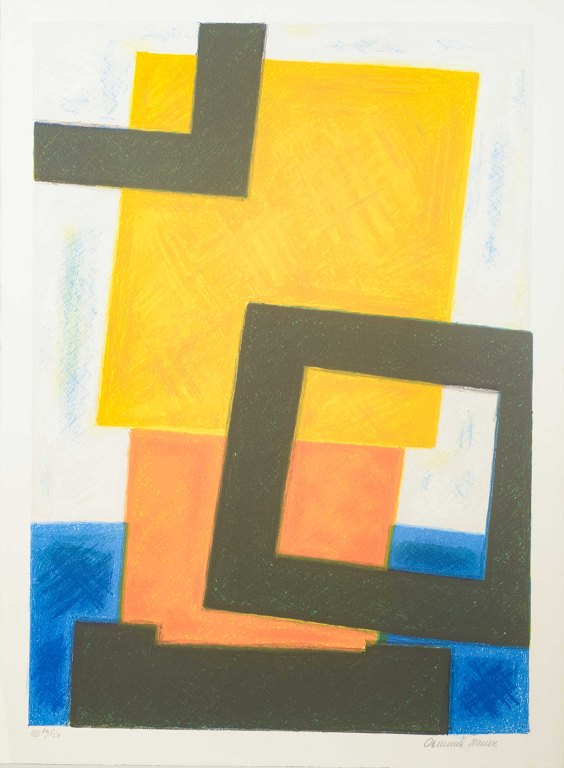 Osmund HansenLitografi, nummereret 76/150.Signeret med blyant.