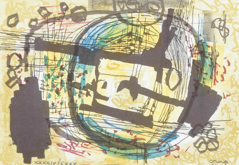 Bengt OrupFarvelitografi. Signeret med blyant samt nummereret.