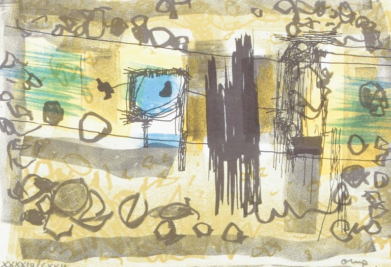 Bengt OrupFarvelitografi. Signeret med blyant samt nummereret.